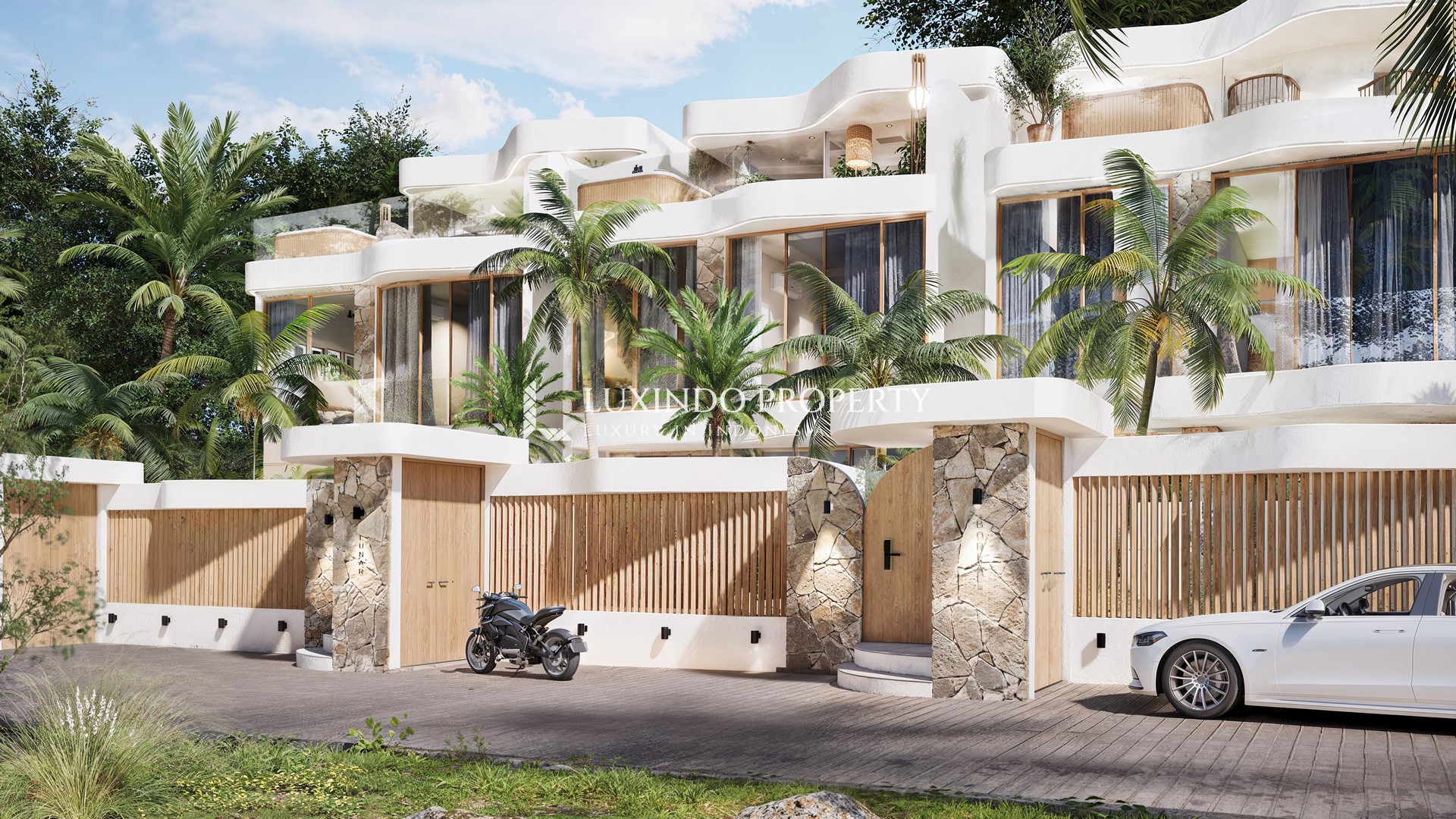 NYANG NYANG BEACH COMPLEX: 2 BEDROOM VILLAS (x9) WITH JACUZZI AND ROOFTOP (LHV881) 